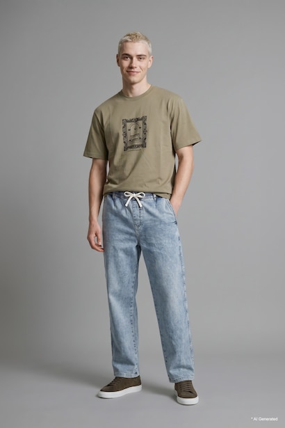Wide Leg Normal Waist Jeans