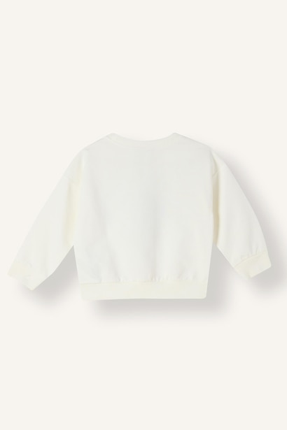 100% Cotton Crew Neck Printed Sweatshirt