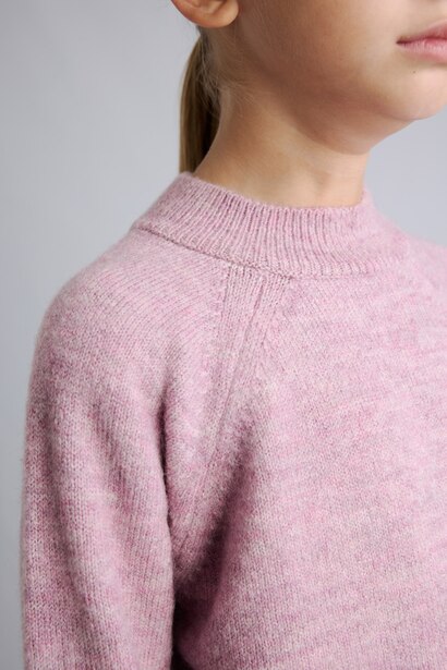 Girl Regular Fit Crew Neck Pullover