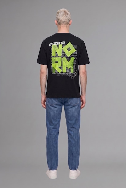 100% Cotton Boxy Fit SmileyWorld Printed T-shirt