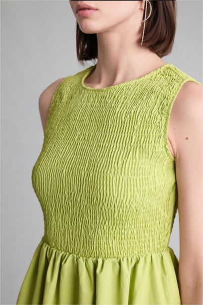 Kolsuz Cotton Midi Elbise