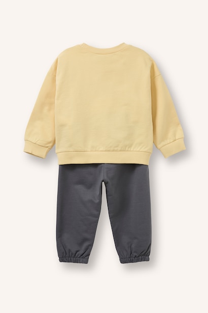 2 piece Regular Fit Slogan Set