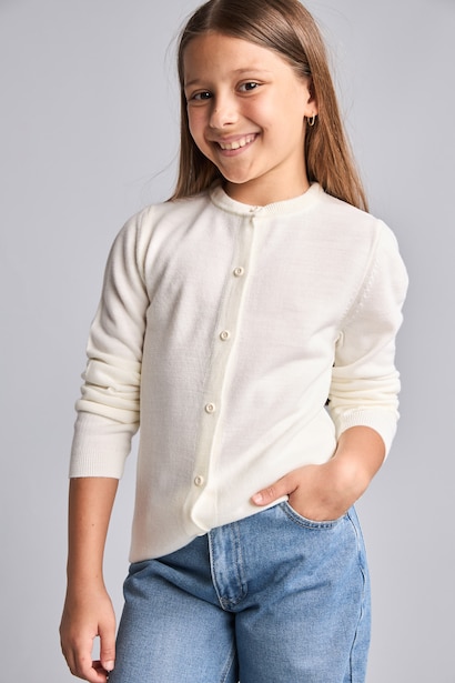 Basic Hırka Kız Çocuk
