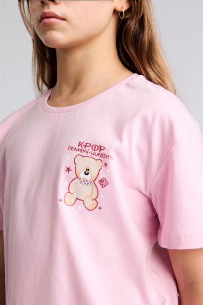 Kpop - Demon Hunters Relaxed Fit 2'Li Pijama Takım Kız Çocuk