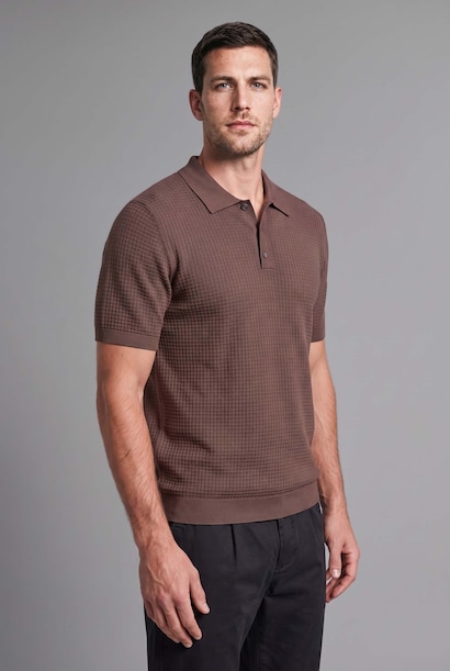 Standart Fit Dokulu Basic Polo Tişört
