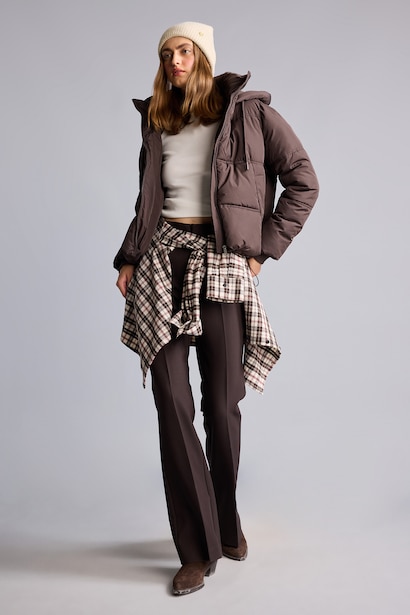 Regular Fit Şişme Mont