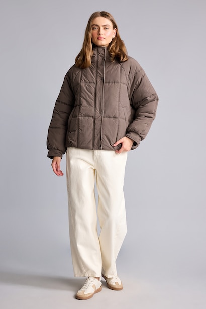 Regular Fit Şişme Mont
