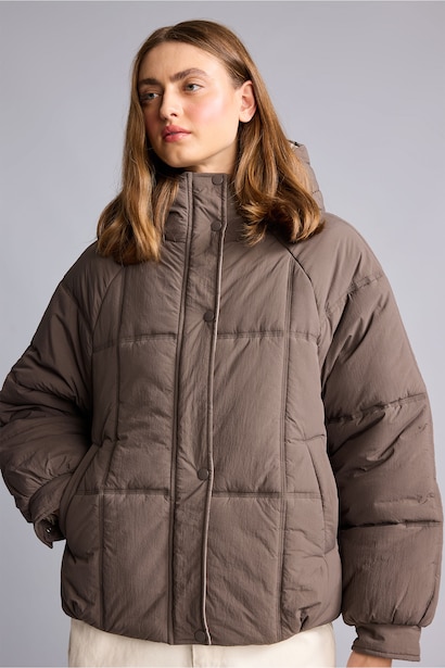 Regular Fit Şişme Mont