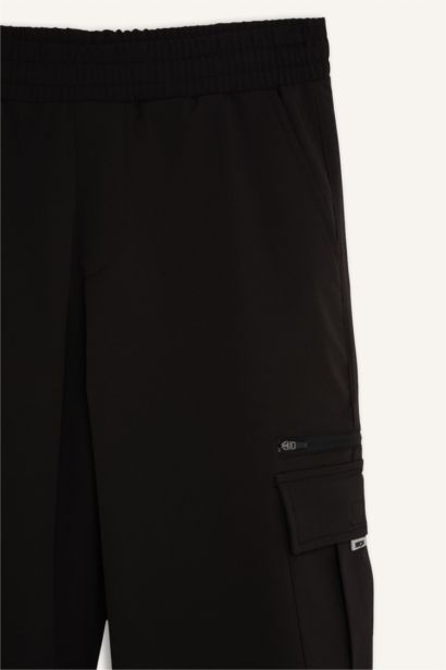 Standart Fit Dokuma Jogger