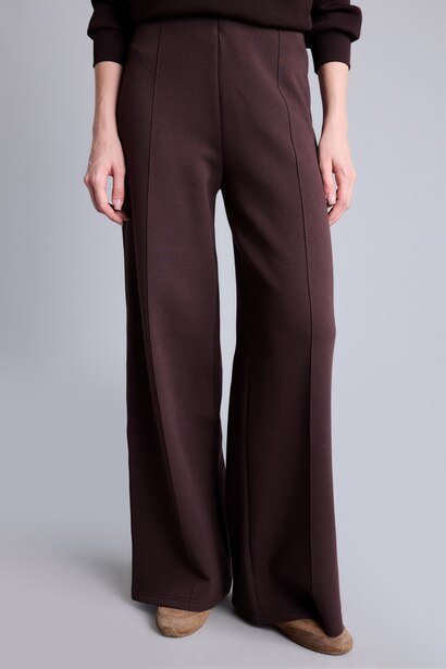Relax Fit Scuba Fabric Trousers