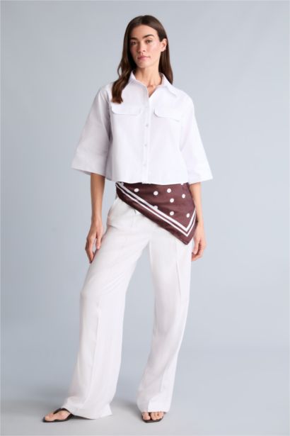 Overshırt Fıt Kısa Kollu Gömlek