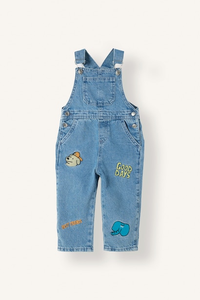 Aplikeli Jean Tulum Erkek Bebek