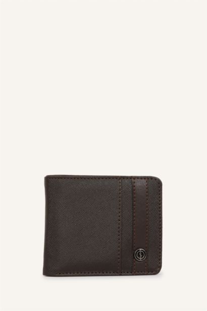 Man Faux Leather Wallets
