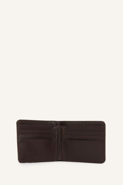 Man Faux Leather Wallets