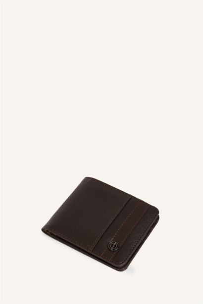 Man Faux Leather Wallets