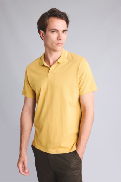 Regular Fit Short Sleeve Polo T-Shirt