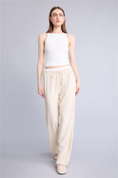 Regular Fit Yüksek bel Pantolon