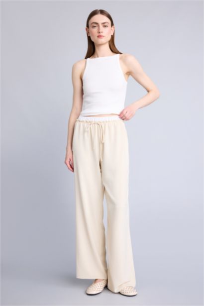 Regular Fit Yüksek bel Pantolon