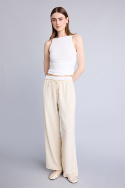 Regular Fit Yüksek bel Pantolon