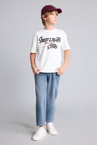 Boy 100% Cotton Regular Fit Jeans