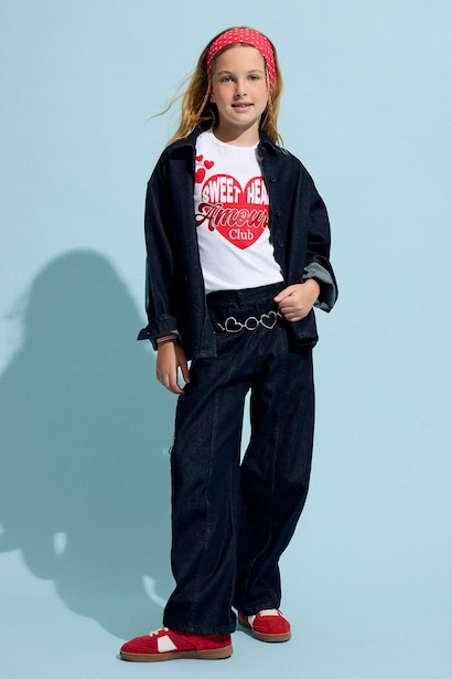 Girl Wide Leg Jeans