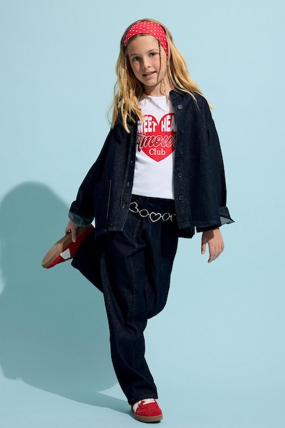 Girl Wide Leg Jeans