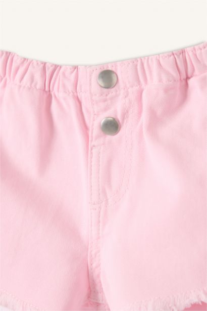 Gabardin Şort Kız Bebek