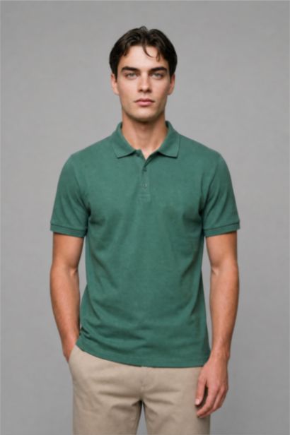 Regular Fit Short Sleeve Polo T-Shirt