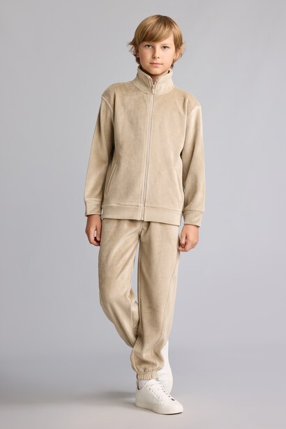 Regular Fit High Neck Cardigan