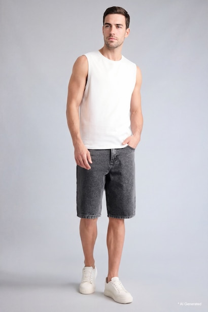 Regular Fit Crew Neck Tank Top
