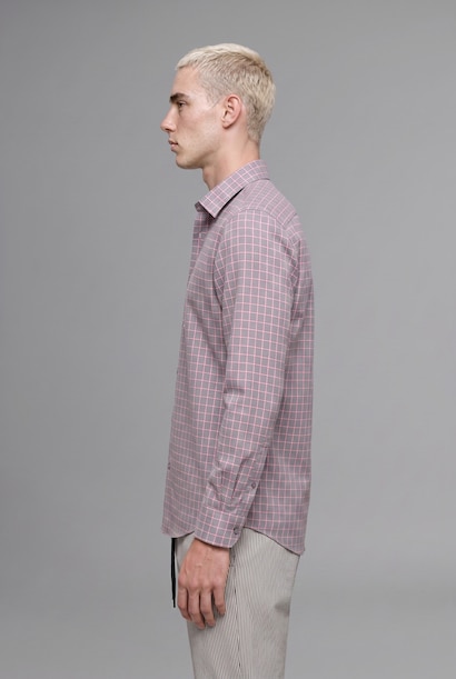 Boxy Fit Cotton Long Sleeve Shirt