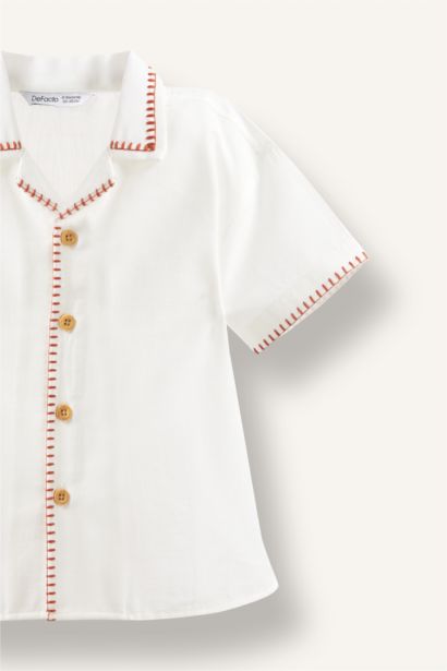 Regular Fit Cotton Short Sleeve Shirt