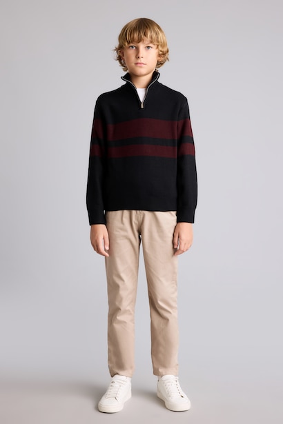 Boy Regular Fit Turtleneck Pullover