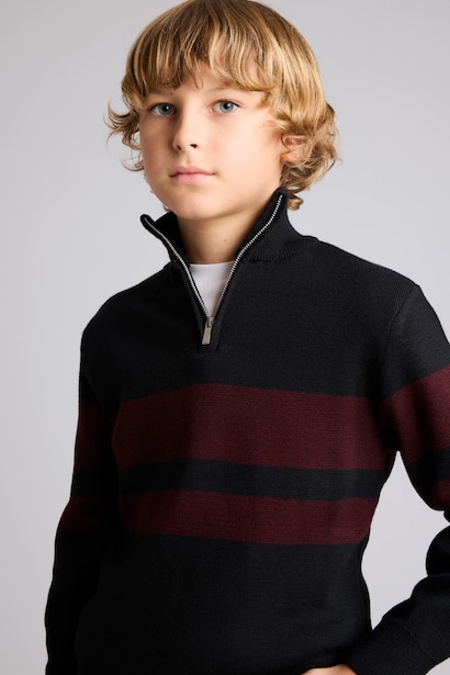 Boy Regular Fit Turtleneck Pullover