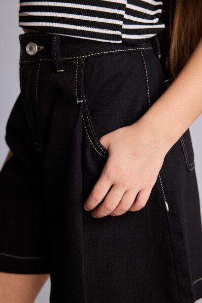 Short en jean pour fille