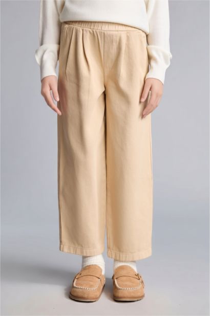 Baggy Fit Gabardine Trousers