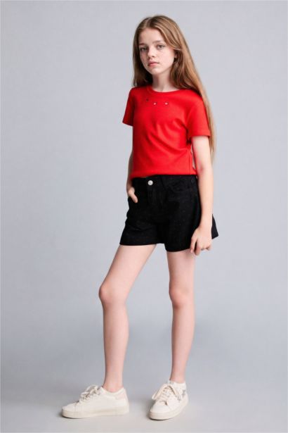Girl 100% Cotton Denim Shorts