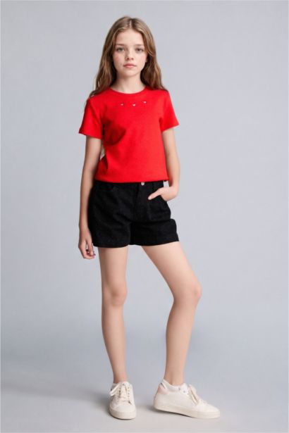 Girl 100% Cotton Denim Shorts