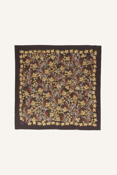Manuka x Defacto Kadın Çiçek Desenli Pamuklu Bandana