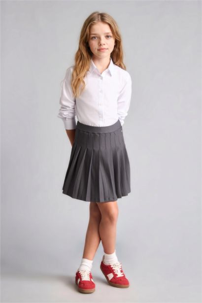 Girl Regular Fit Knitted Skirt