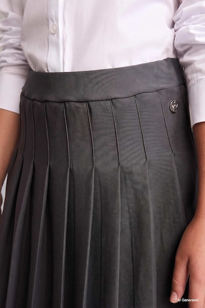 Girl Regular Fit Knitted Skirt