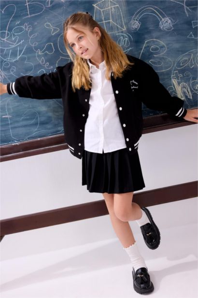 Girl Regular Fit Knitted Skirt