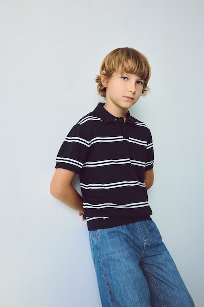 Boy Regular Fit Knit Polo T-Shirt