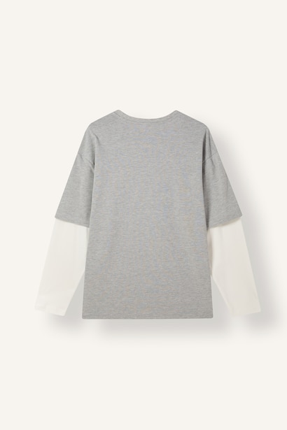 Boxy Fit Long Sleeve T-Shirt