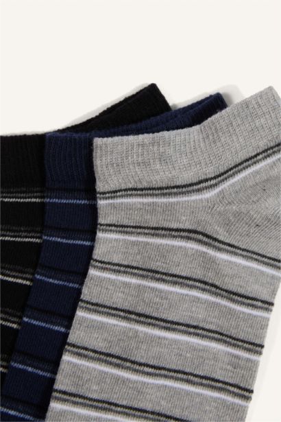 Pamuklu 3'Lü Patik Çorap