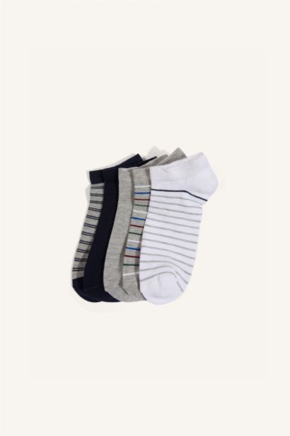 Pamuklu 5'Li Patik Çorap