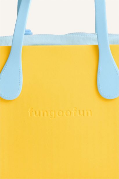 Fungoofun x Defacto Kadın Sarı Omuz Çantası