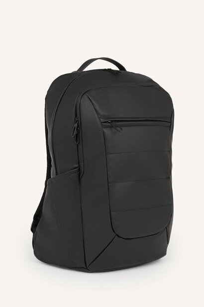 Faux Leather Backpack