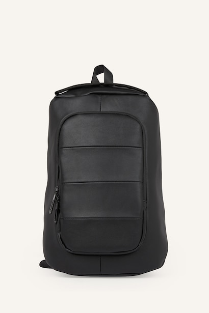 Faux Leather Crossbody Bag