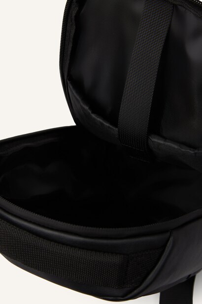 Faux Leather Crossbody Bag